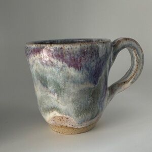 Handmade Ceramic Mug with Multicolor Glaze